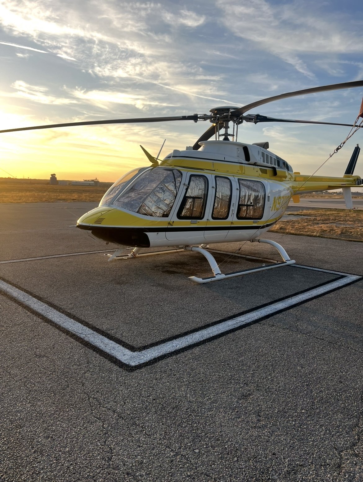Bell 407 helicopter